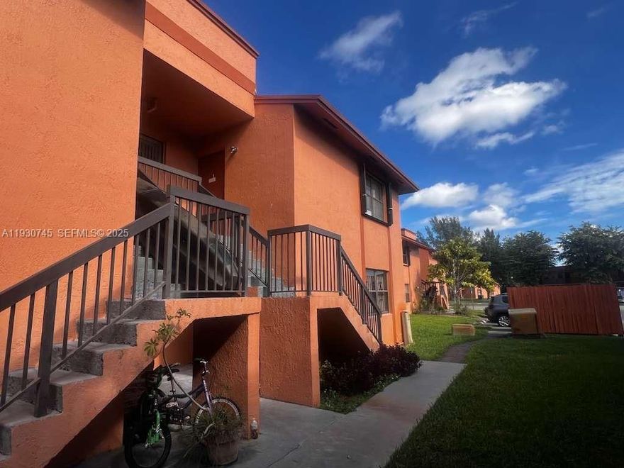 First floor 2/2 in Lago Grande Condominium. EVERYTHING IS BRAND NEW! WASHER & DRYER IN UNIT. The remodeled kitchen features white cabinets, quartz countertops, stainless steel appliances. Tile floors throughout the unit. The bathrooms have also been remodeled. Utilities are not included. Gated community with a security guard at the entrance. Community pool, basketball courts & playground. 1 assigned parking space, 2nd vehicle parks with HOA decal + guest parking available. Commercial vehicles not allowed. Small pets up to 20 lbs. allowed. Association can take up to 15 business days to process applications.