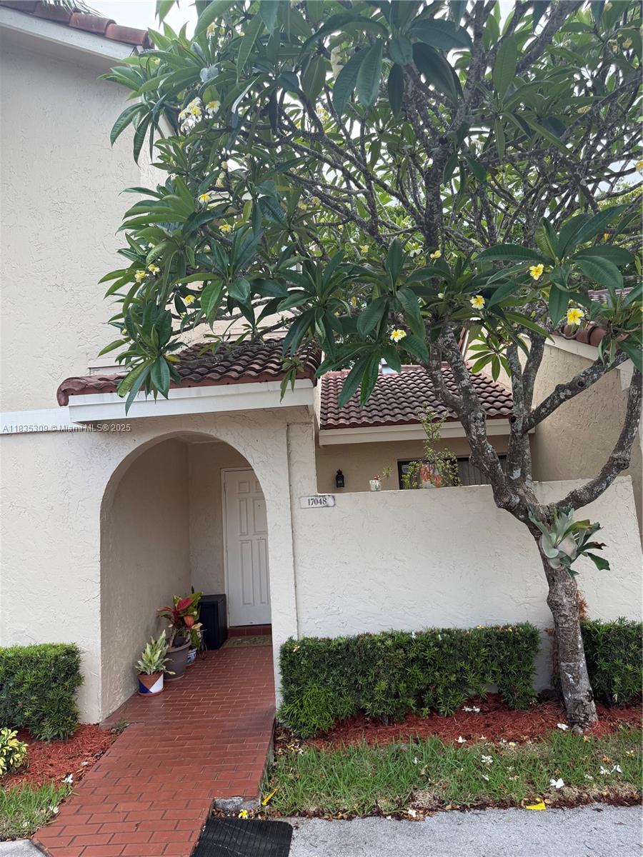 Three bedroom two bathroom townhome located in The Moors Community Miami Lakes Florida. Beautiful property ready to move in.