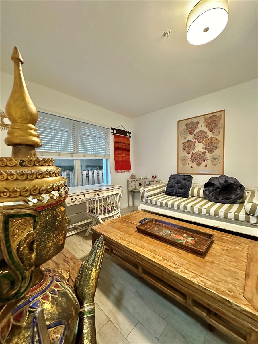 NEW TO THE MARKET! Newly renovated and fully furnished spacious 1 Bedroom in Historic Mediterranean South Beach building! Steps from Lincoln Road. Calming and beautiful zen furniture design representing from various countries in Asia. Unit has everything!! Central AC, washer/dryer in unit, newer air fryer/oven/microwave combo, new kitchen cabinetry and new bedding/mattress. Ample sunlight during the day, durable wood-plank style porcelain tiling, Internet, basic cable, included with walk-in closet. Ample storage space throughout apartment. Ultramodern bathroom with Italian tile & rain-faucet style shower.. Plenty of upgrades. Walk to the beach, Flamingo Park, Lincoln Road restaurants, theater, work...everything South beach has to offer.