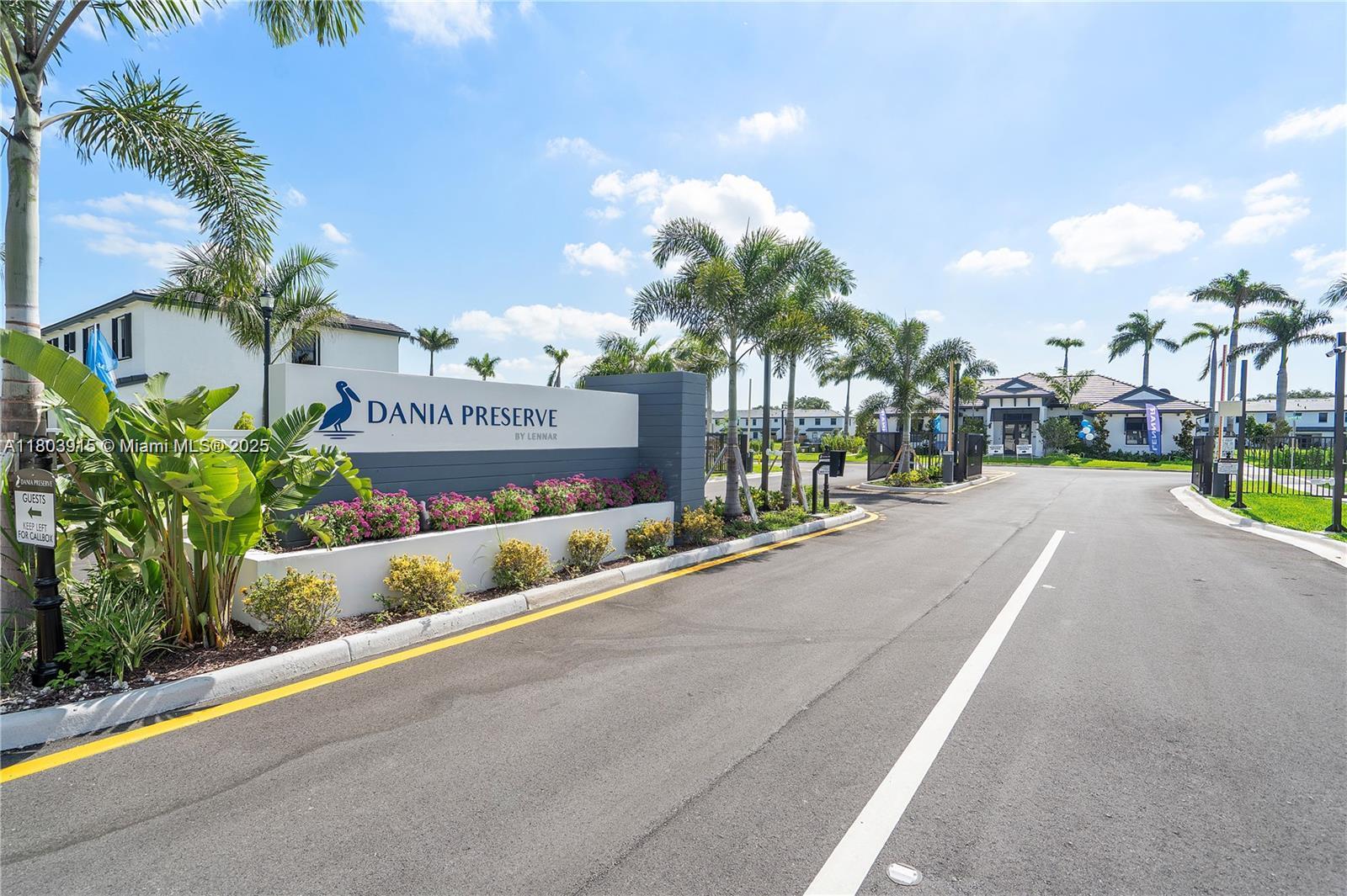 DANIA PRESERVE - Residential Lease