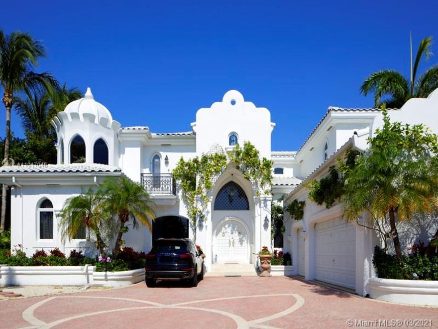 MEDITERRANEAN STYLE HOME ON THE INTRACOASTAL WITH A PRIVATE BOAT DOCK, OCEAN ACCESS. VERY SPACIOUS HOME WITH A GRAND FOYER ENTRY, A LOT OF ARCHITECTURAL DETAILS, COLUMNS. BESIDES 6 BEDROOMS, HOME ALSO HAS A SEPARATE OFFICE, DINING ROOM, BAR, 2 LIVING ROOMS, OPEN KITCHEN. HAS AN OUTSIDE COVERED AREA WITH A SUMMER KITCHEN. HUGE BACKYARD WITH A HEATED POOL, JACUZZI, PLENTY OF SEATING AREAS, BUILT-IN GRILL, CABANA BATHROOM. 3-CAR GARAGE AND A BIG DRIVEWAY. ALARM SYSTEM, CAMERAS, SMART HOME.