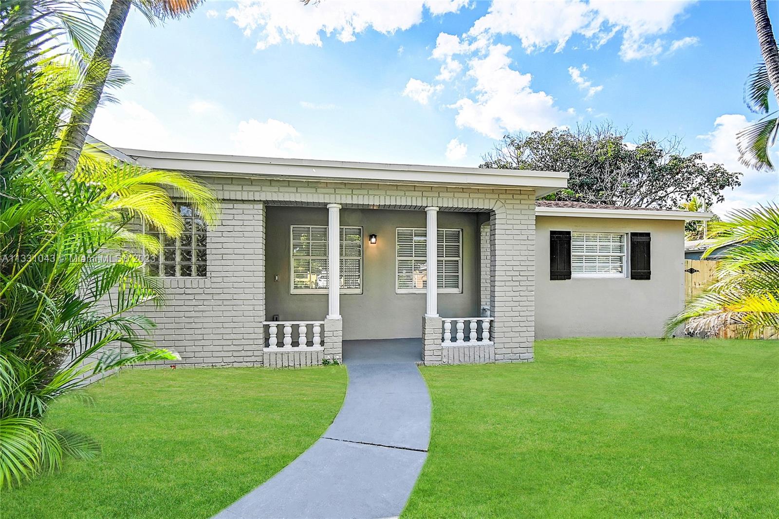 Very beautiful and renovated single family home 3 bedrooms/ 2 baths in the heart of West Palm Beach. 2 car garage. Fenced backyard. Laminate wood throughout. One large shed in the backyard perfect for storage of equipment or tools.Big open kitchen area and huge family room. Kitchen with granite countertops. Big concrete slab in the back. Only non smokers allowed, pets (only cats and dogs allowed, some restrictions apply).Tenant pays water, sewer, Trash, electricity. Equal Housing Opportunity. Pictures have been digitally improved.