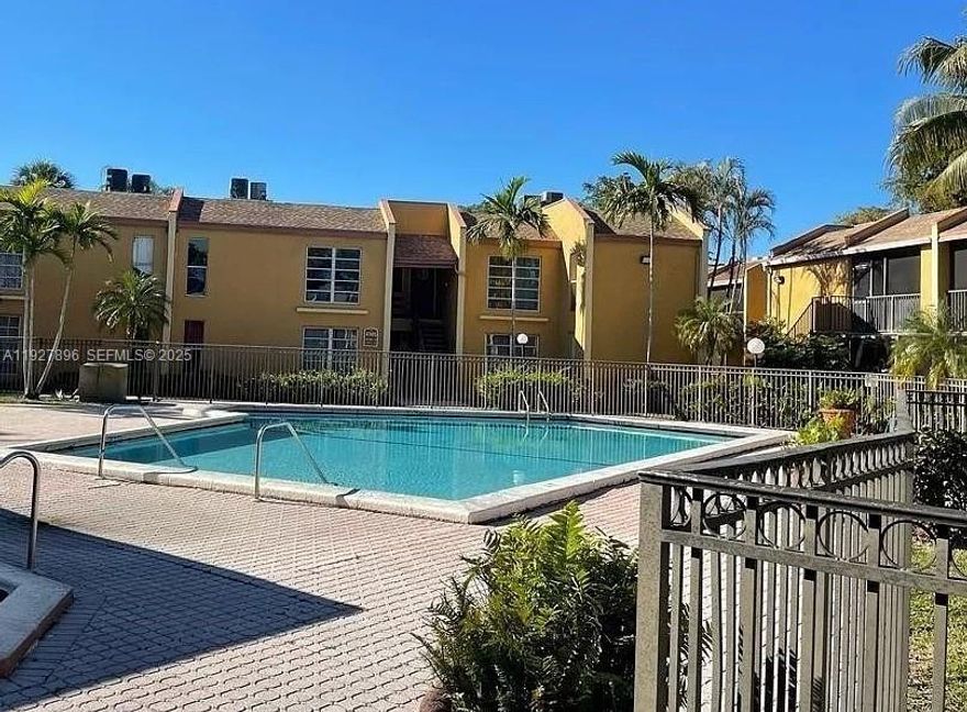 Second floor unit with large master bedroom and small second bedroom suitable for a small child or office. Tile floor and screened balcony. Central AC. Water/Sewer included. This community offers amenities such a community pool, laundry, exercise room and is conveniently located close to major highways and shopping area.