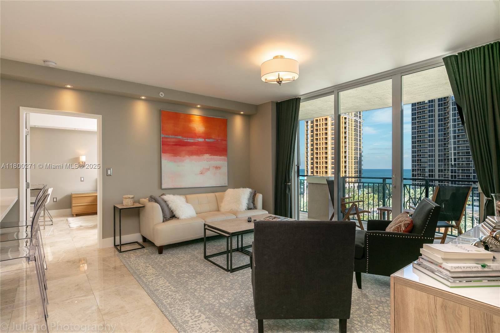 Rental Property at 17555 Atlantic Blvd 1005, Sunny Isles Beach, Miami-Dade County, Florida - Bedrooms: 2 
Bathrooms: 2  - $4,100 MO.