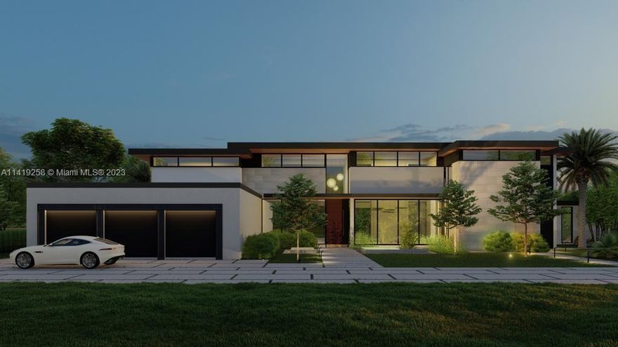 Experience the essence of luxury living in this stunning, modern & brand-new estate in Pinecrest. The 65 ft cascading knife-edge pool with spa adds a resort-style touch. Situated on a lush 1-acre lot, the estate offers over 11,000 sqft in living space featuring an Italian kitchen, Gaggenau appliances and Mia Cucina doors/closets. Expansive living areas & bonus rooms include 8 beds, 9 baths, 2 powders, gym, office, home theater, entertainer's family room, 2 laundry rooms, elevator, outdoor kitchen, detached guest suite, 3-car garage and service quarters. Featuring a boutique-style master closet and home automation by Crestron & Lutron. This meticulously crafted property redefines Pinecrest luxury & offers an extraordinary living experience ideal for entertaining. Excellent schools nearby.