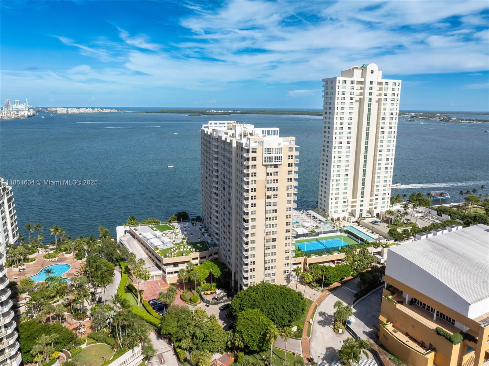 Live on Brickell Key for Less! This spacious 1-bed, 1-bath condo features an enclosed terrace right on the amenities floor, perfect for extra living or workspace. Bright and open layout with walk-in closet, in-unit washer/dryer, and direct access to newly renovated amenities: waterfront pool, gym, concierge, and more. Located just steps from Brickell yet tucked away in a private island oasis. Formerly leased for $3,000/month—ideal for end users or investors. 30-day rentals allowed. Pet-friendly building. Monthly HOA fee + assessment of $393