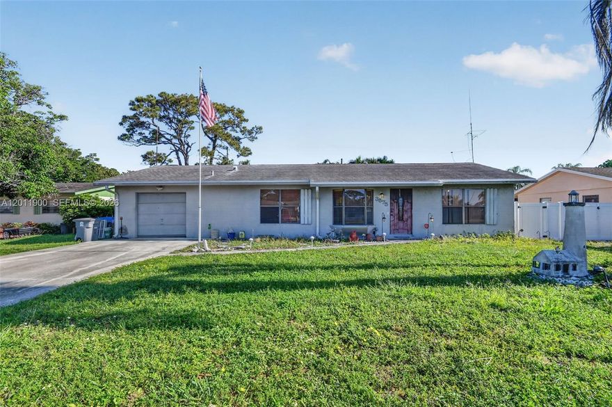 Enjoy the flexibility of South Florida living with this pool home in West Boynton. Set on a canal-front lot with no HOA, this property offers the space and rare freedom to bring your boat, RV, or toys, with a public Intracoastal boat ramp just 1.3 miles away.

Fish from your front yard or enjoy peaceful canal views and local wildlife. The fully fenced backyard is designed for year-round living, featuring a large in-ground pool, separate spa hot tub, and expansive screened lanai perfect for relaxing or entertaining.

Inside, this 3-bedroom, 2-bath home offers a functional layout with walk-in closets and well-kept, durable finishes, providing a great opportunity to update and add value over time.

Owned by a single owner with most appliance manuals retained. Major improvements include new plumbing, a 2019 air injection water system, and ~2019 electrical panel. Additional highlights include R30 insulation for energy efficiency and a ~7-year-old front-loading washer and dryer on pedestals.

An air-conditioned work shed with covered porch adds flexibility and may be converted into a home office, studio, gym, or creative space.

Located outside of a flood zone and minutes to beaches, major highways, shopping, dining, and local events like The Good Day Market. Centrally positioned between West Palm Beach, Boca Raton, and within reach of Broward and Miami.

As noted in the photo descriptions, the photos are a series of renderings followed by reality.