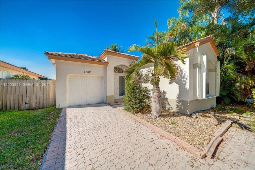 Beautifully updated 3-bedroom, 2-bath home in the highly desirable Costa Verde Community in Doral! This fully renovated property features fresh floor-to-ceiling paint, a brand-new A/C system, and newer appliances for modern comfort and peace of mind. Enjoy added protection with full accordion shutters and the convenience of a spacious driveway accommodating up to three cars. Located in a secure, gated community with 24/7 surveillance, residents have access to a lovely clubhouse, sparkling pool, and a playground perfect for families. A move-in-ready gem in one of Doral’s most sought-after neighborhoods.