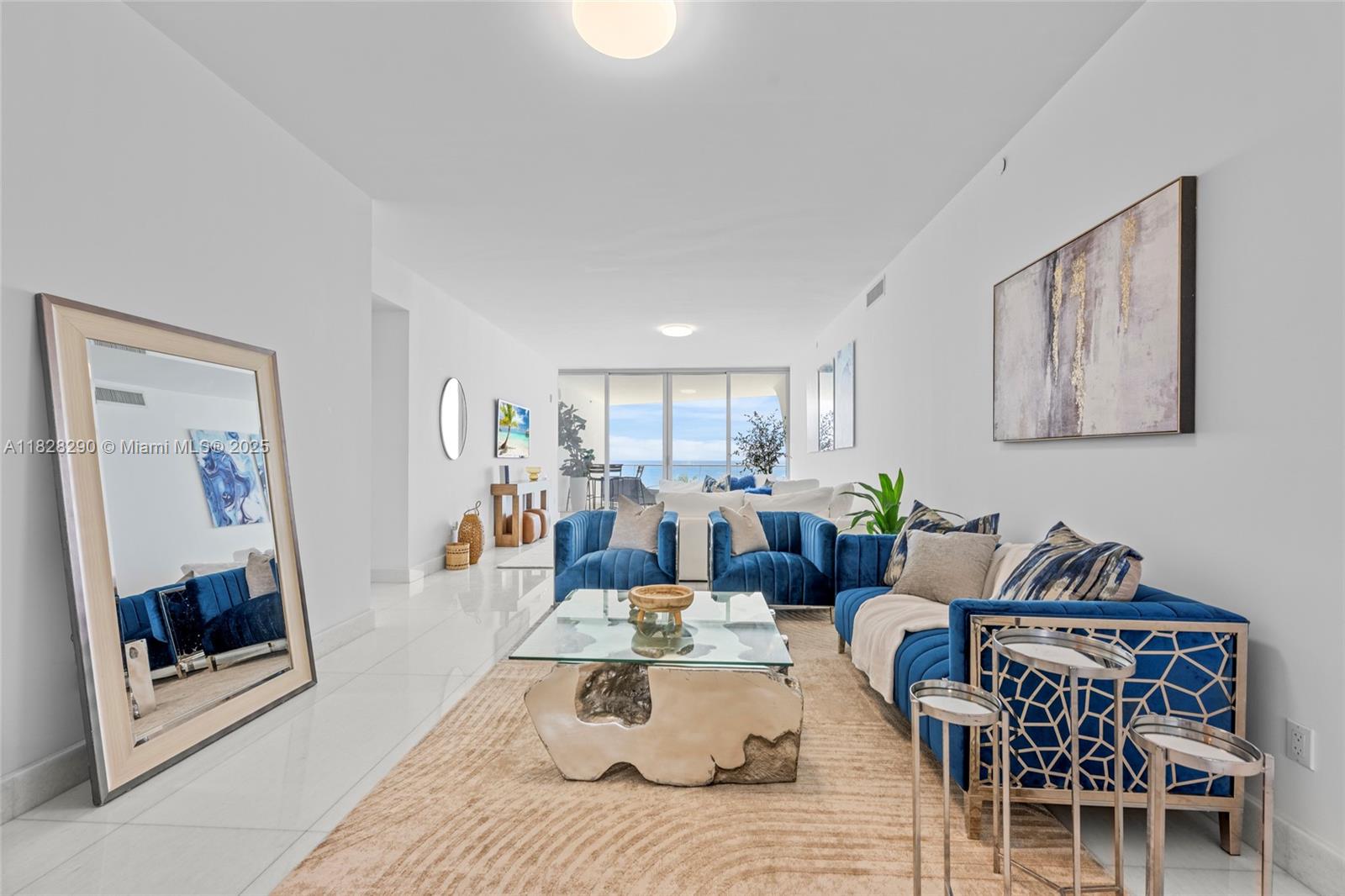 A true opportunity - best deal in the entire building. Jade Signature is one of Sunny Isles' premier oceanfront high-rises. Impeccably designed 3beds, 4.5bath condo boasts sweeping panoramic views of the Atlantic Ocean and Miami skyline, framed by expansive floor-to-ceiling windows and generous outdoor terraces perfect for sophisticated indoor-outdoor living. With an open-concept layout, each space is thoughtfully crafted to blend elegance and comfort. The gourmet kitchen, spa-inspired bathrooms, and grand primary suite offer refined finishes and exceptional attention to detail. Building offers an array of high-end amenities - including a private restaurant, fitness center, full-service spa, sauna, business center, kids’ playroom, valet parking, 24-hour concierge services, & so much more.
