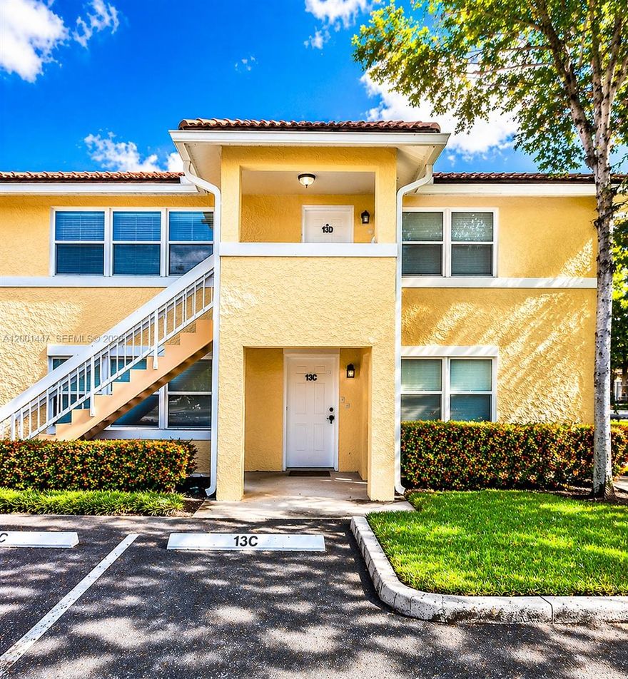 Charming 2-Bedroom, 2-Bath First-Floor Condo in Coral Springs — Move-In Ready
Welcome to this beautifully maintained 2-bedroom, 2-bathroom condo located in a desirable area of Coral Springs. Situated on the first floor, this unit offers both convenience and comfort, making it ideal for tenants
Step inside to find a well-designed layout with bright living spaces and a seamless flow, perfect for everyday living. The unit features the convenience of an in-unit washer and dryer, adding ease to your daily routine.
Enjoy easy access with first-floor entry—no stairs, no hassle—and a location that offers proximity to shopping, dining, parks, and major roadways.