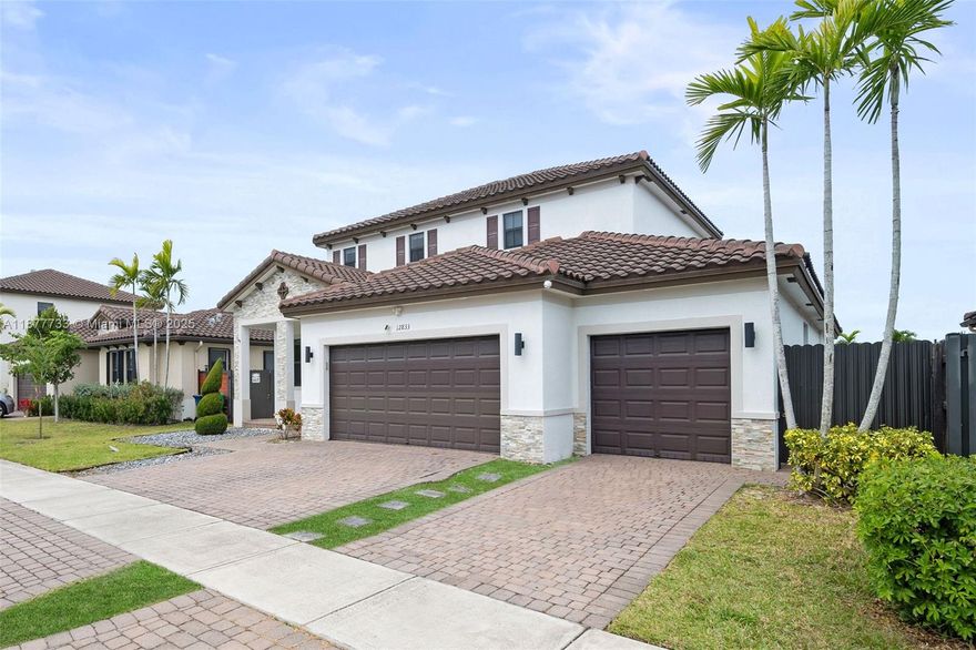 No HOA! Two Homes in One! Luxury, comfort, and plenty of living space best describe this beautiful Next Gen concept home. The main home features 3 bedrooms, 2 full bathrooms, and a half bathroom. The attached unit, with an independent and private entrance, includes 2 bedrooms, 2 bathrooms, a full kitchen, and a laundry area. Totally independent from main home. This second unit is great for rental income, in-law suites, college-aged kids, or live-in nanny services. Need more room? There's plenty of backyard space to build a tiny home (check with the county) or add a pool. Enjoy ample parking with two garages: a 2.5-car garage and a 1-car garage. The main home boasts beautiful new flooring and plenty of space for entertaining guests. Free apprasial with Prefered Lender