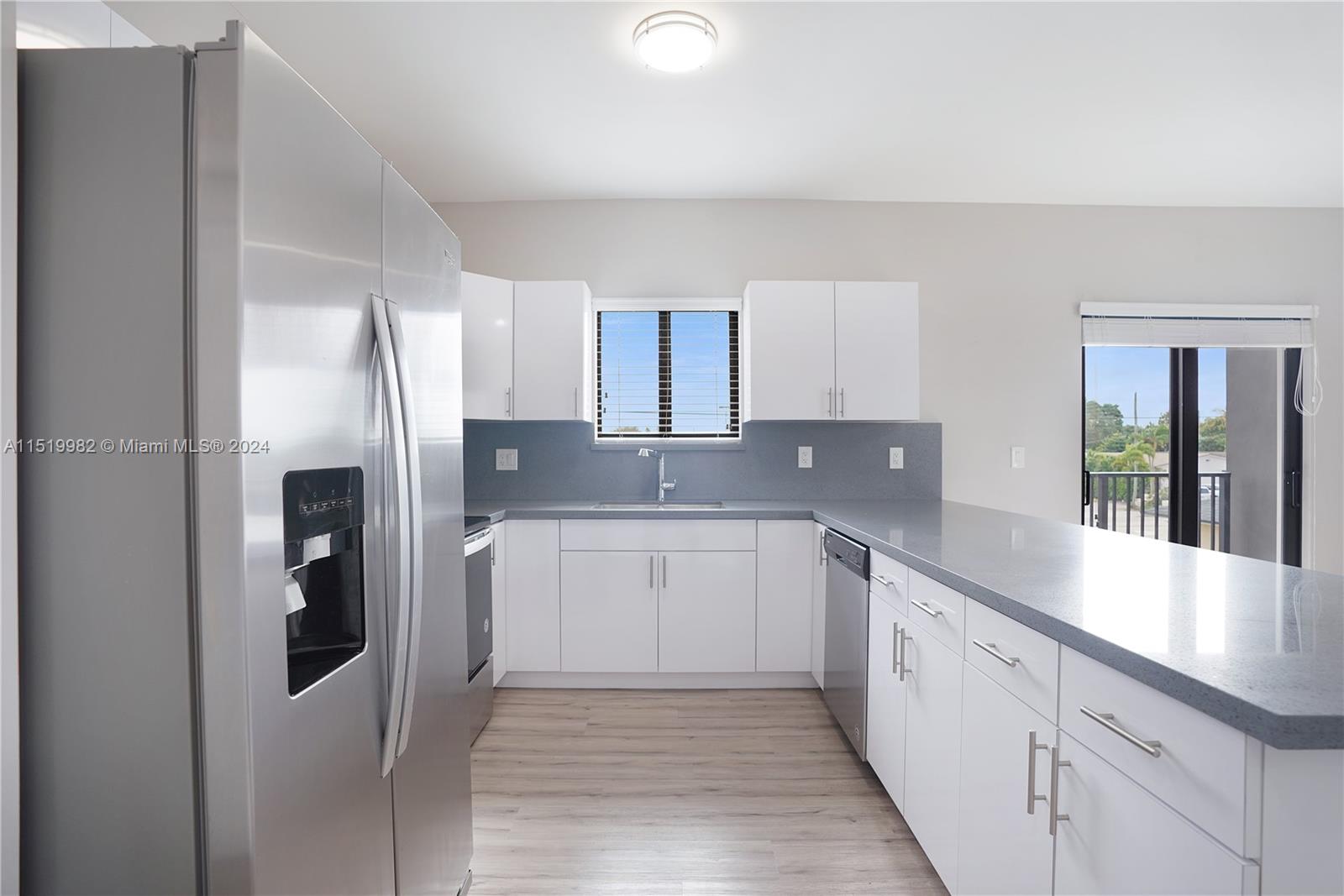 Welcome home to this Hialeah condo Modern Oasis. Completely & meticulously newly constructed this Gorgeous, one of a kind 1125 sf condo for lease apartment has it all. Natural light throughout with living room overlooking balcony. Modern style kitchen cabinets with premium hardware, Elegant imported stone countertops & backsplash, Top of the line stainless-steel appliances, Refrigerator, Glass-top Stove, Microwave, Dishwasher, Contemporary under-mount sink with disposal, High-arc gourmet faucet with integrated sprayer. 2 bedrooms, 2 full luxury bathrooms w/ custom-finished floors and walls in wet areas, frameless glass shower enclosure, premium style fixtures and accessories. Classic plank vinyl wood floors, Walk-in Closets, Washer, Dryer and 2 car parking. Top Restaurants & Entertainment.