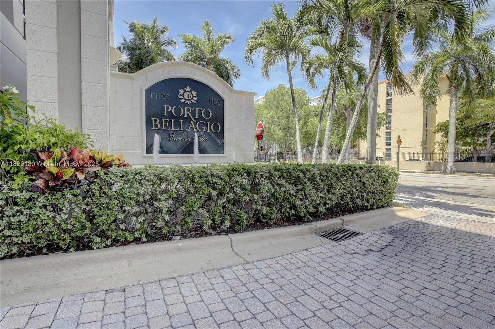 Investor Opportunity! Welcome to Porto Bellagio – turnkey high-floor 2 bedroom, 2 bath condo in the heart of Sunny Isles Beach, on the water with serene garden views. This spacious unit features a split floor plan, open kitchen with granite countertops and stainless-steel appliances, and a private balcony overlooking lush tropical landscaping—perfect for morning coffee or unwinding after a long day. Spacious bedrooms with ample closet space, including a walk-in in the primary suite. In-unit washer/dryer for convenience. Currently rented through October 2025, offering immediate rental income from a reliable tenant. Porto Bellagio is a lush resort-style with a pool, hot tub, gym, business center, clubroom, and 24/7 security. Walk to the beach, shops, restaurants, and top-rated schools.