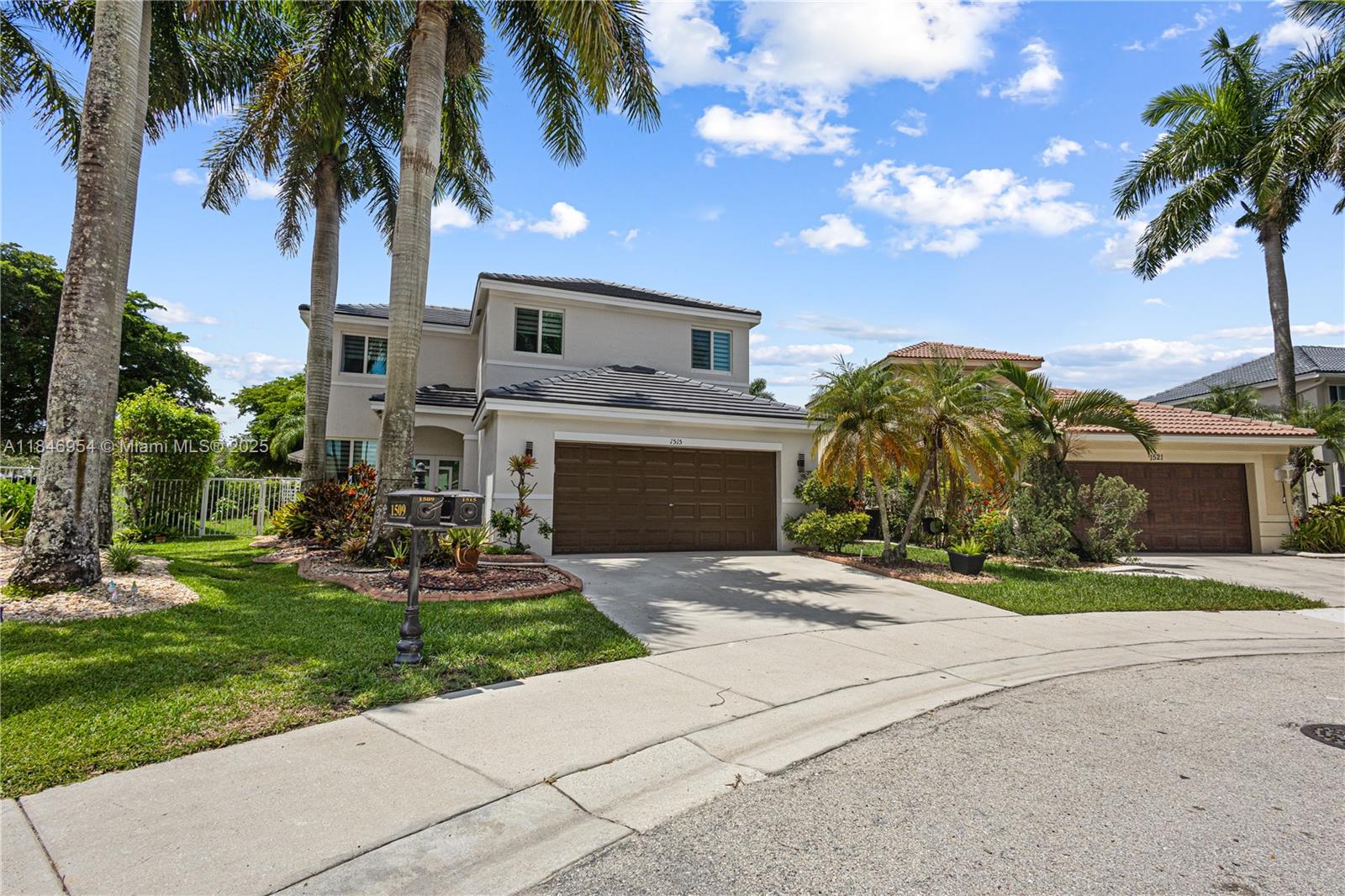 Welcome to 1515 Winterberry Lane — a beautifully updated 4-bedroom, 3.5-bath home tucked away in a quiet cul-de-sac in one of Weston’s most sought-after communities. This one-owner home has been meticulously maintained and offers a perfect blend of elegance and comfort. Step inside to discover a fully remodeled kitchen and bathrooms, stylish vinyl floors, and custom blinds throughout. Enjoy peace of mind with impact windows, a brand-new roof, and fresh exterior paint. Sitting on a generous lot, the backyard is a true retreat featuring a private pool and spa, ideal for relaxing or entertaining. Zoned for top-rated schools and close to parks and shopping, this move-in ready gem is the perfect place to call home.