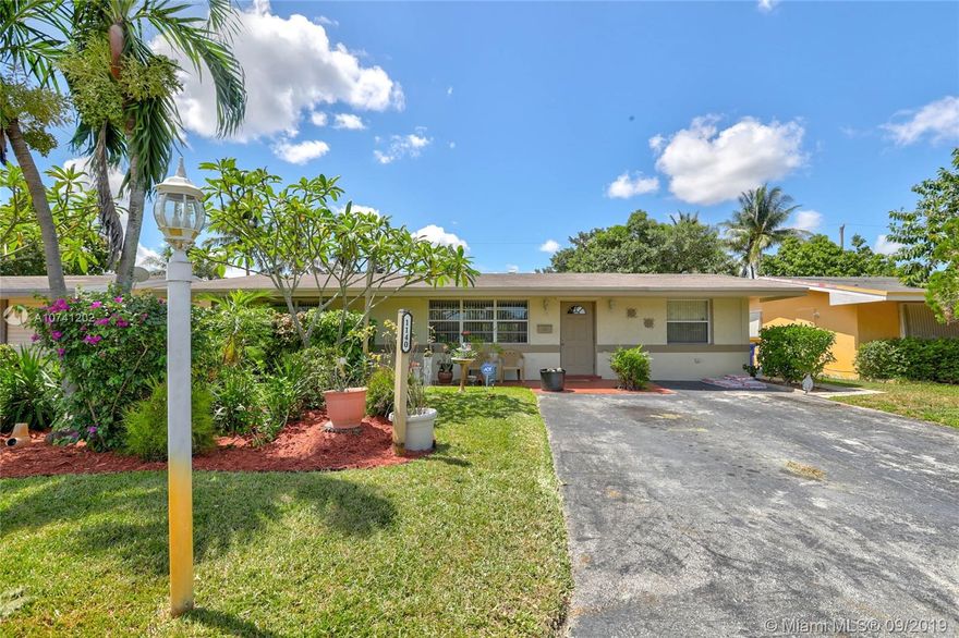 This is the one you have been waiting for.  Move in ready 4/2 with a triple split floor plan and just under 2000 sqft in the heart of Pembroke Pines. Expansive living spaces that are perfect for entertaining. New tile flooring in the main living areas, and kitchen with a wood finish. Neutral tile flooring throughout the rest of the home, and Pergo flooring in one bedroom. Big Covered screened in patio overlooking the spacious backyard. Roof replaced in 2004 , one A/C is new, hurricane panels, and the possibility to make one room an efficiency with it’s own kitchen, so you can help pay the mortgage.