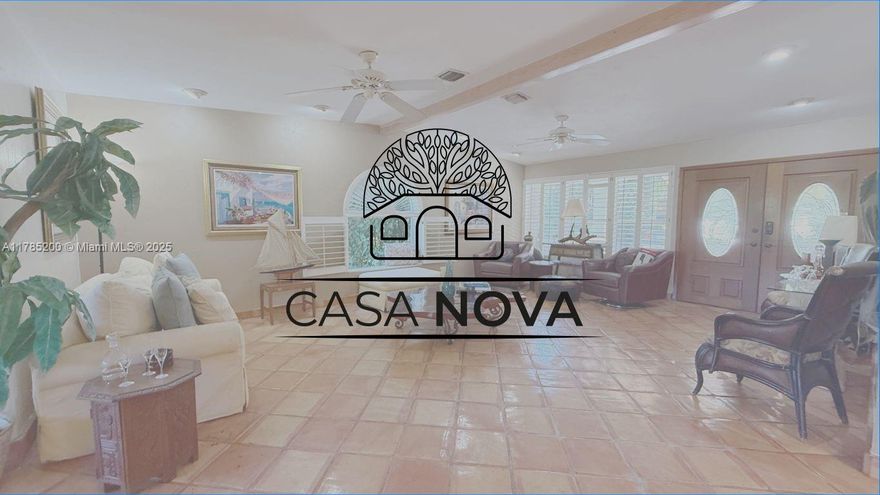 Discover Casa NOVA — Luxury, Location, and Unmatched Value in Pinecrest!
Appraised and strategically priced to sell at just $440/sq ft, this is one of the best deals in the prestigious Pinecrest area.
Set on a generous 17,612 sq ft lot, this elegant 3-bedroom, 2.5-bathroom residence offers 3,747 sq ft of spacious living, designed for comfort, privacy, and serenity.
Enjoy peace of mind with a brand-new metal roof and immerse yourself in the lush, tropical backyard oasis, complete with mature apple, lemon, and mango trees.
Ideally located near top-rated schools like Howard Drive Elementary and Miami Palmetto Senior High, and just minutes from The Falls, Dadeland Mall, Whole Foods, Publix, and more.
Quick access to US-1 and the Palmetto Expressway makes commuting a breeze.