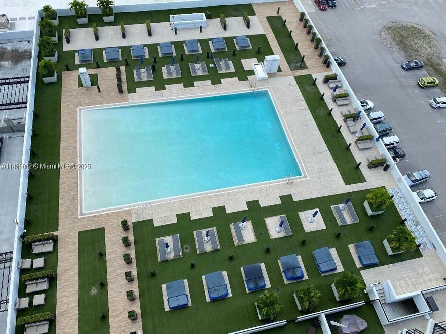 Modern High-rise one bed with one bath on 15th floor with direct views of Trump National Golf Course. Unit features Porcelain floors throughout,wireless Nest technology for A/C ,basic cable and internet. WASHER and DRYER inside unit. This unit comes with ONE CAR PARKING SPACE.Located in the heart of Doral. Amenities include Valet service,infinity pool,sauna,gym,party room and outdoor terrace.Schools within walking distance. Very Easy to Show call L/A.