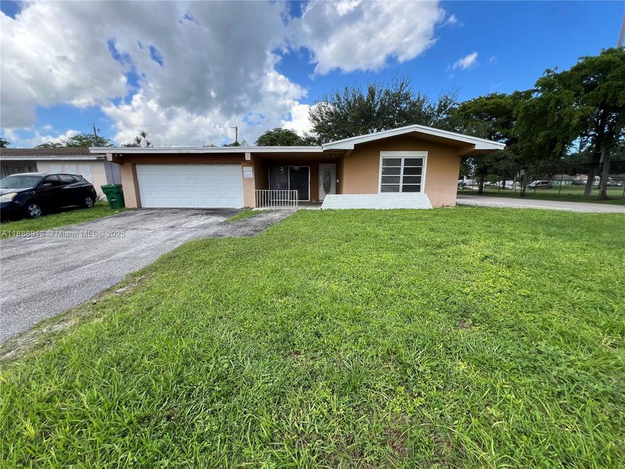 Spectacular Opportunity in a Prime Miramar Location!

Beautifully maintained home situated on a desirable corner lot in a prime Miramar neighborhood near major shopping, dining, and top-rated schools.

Spacious open layout with generously sized rooms and tile flooring throughout. The recently updated bathrooms bring a fresh, modern touch to the home, while the open design creates a warm and inviting atmosphere—ideal for both daily living and entertaining.

Enjoy the convenience of a two-car garage plus an additional side parking slab, perfect for accommodating extra vehicles or guests. The corner lot location provides added privacy and curb appeal.

Call or text the listing agent today to schedule your private showing, or book easily through ShowingTime.