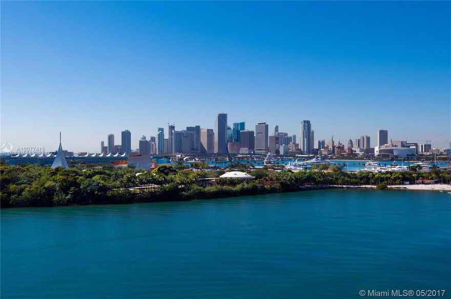 Designer showcase surrounded by spectacular views of Biscayne Bay & the Miami skyline, units 901/903 have been seamlessly combined into a full floor unit with a penthouse feel. Recently gut renovated, this stunning 4BR/3.5BA (4231 sq/ft per appraiser) includes Poliform kitchen w/ Sub-Zero, Wolf & Gaggenau appliances, whole home automation, 1,685 sq/ft of terraces & 4 assigned parking spaces. Surrounded by 9+ foot walls of impact glass and finished with luxurious White Oak flooring, this unit will impress!