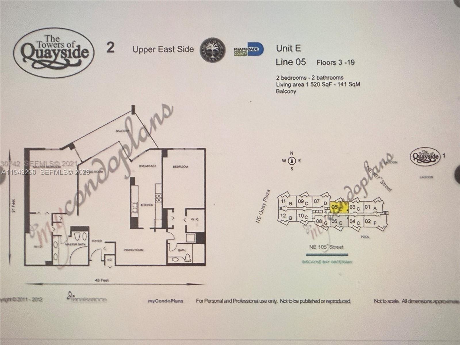 TOWERS OF QUAYSIDE CONDO - Residential