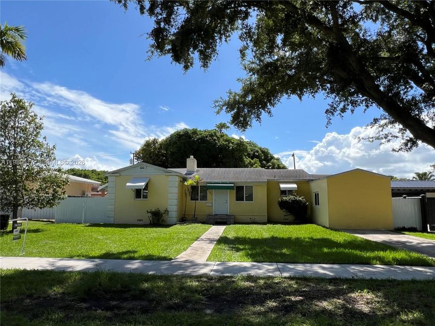 Beautifully updated home located in the highly desirable, family-oriented community of Miami Springs—known for its peaceful, tree-lined streets and small-town feel in the heart of the city. This 4-bedroom, 2-bath residence features original oak wood floors, a renovated kitchen and primary suite with walk-in closet, and hurricane impact windows and doors. Enjoy a spacious private backyard with mature shade and three fruit-bearing mango trees—just in time for the start of mango season.

Ideally situated just minutes from major highways, offering quick access to Miami Beach, Brickell / Downtown Miami, Kendall, and conveniently located next to Doral, Hialeah, and Miami Lakes. A rare opportunity to enjoy tranquility without sacrificing convenience.

Additional features include in-home washer/dryer, storage shed, and ample parking. Available now. Pets welcome with deposit.