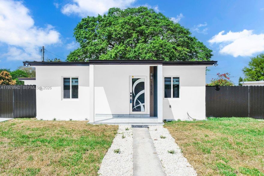 BUY THIS RENOVATED 3/2 SFR WITH A LARGE LOT 5 MINUTES AWAY FROM HARD ROCK STADIUM AND THE FORMULA 1 RACE TRACK. THE PROPERTY FEATURES THE FOLLOWING: NEW METAL ROOF, NEW KITCHEN WITH QUARTZ COUNTERTOPS, NEW BATHROOMS, NEW PLUMBING, NEW ELECTRICAL, NEW FLOORS, NEW IMPACT WINDOWS & DOORS, NEW DURA FENCE AND MUCH MORE. HURRY AND SEND YOUR OFFER TODAY!