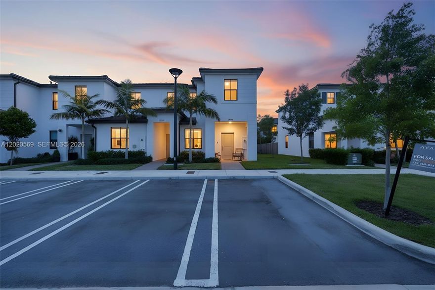 Beautifully maintained 2024 construction located in a quiet and secure community with excellent amenities and low HOA fees. This move-in ready residence features 3 bedrooms, 2.5 bathrooms, a functional open layout, and a private backyard perfect for relaxing or entertaining. The community offers a resort-style clubhouse with swimming pool, lounge area, and fully equipped fitness center. Well-kept surroundings and a peaceful atmosphere make this property ideal for both end users and investors. Turnkey opportunity with strong rental potential in a highly desirable neighborhood.