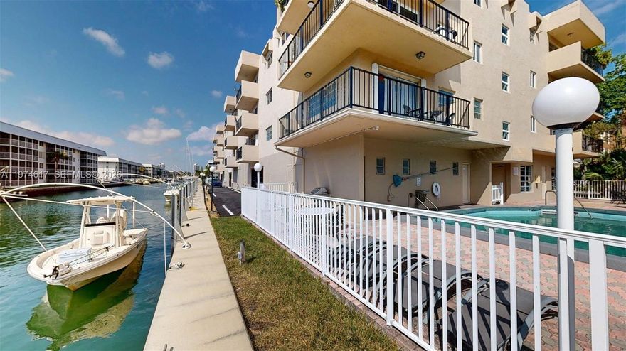 Enjoy a spacious open layout with abundant natural light, a large private balcony perfect for morning coffee and sunset relaxation. Waterfront living in the desirable Eastern Shores community! This fully furnished spacious 1-bedroom, 1.5-bath residence offers approximately 1,032 square feet of living space. The thoughtfully designed layout features a large primary suite with walk-in closet and en-suite bath, plus a convenient half bath for guests. New water heater, new AC unit. Located in a well-maintained waterfront building with secured entry, elevator access, and community pool. Assigned covered parking included + additional parking space. 30' Boat slip available for rent ($150 per month)
The building has successfully passed 40 Years Recertification, No Pending Assessments, building has reserves. 
Just minutes from Sunny Isles Beach, Oleta River State Park, shopping, dining, and major roadways. Eastern Shores residents will benefit from upcoming water taxi service and new construction and redevelopment projects by Dezer Development  that enhance lifestyle and long-term value.
