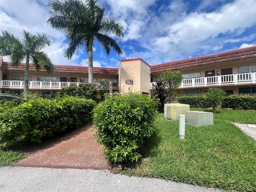 HOME SWEET HOME! Live in this Sunrise resort-like community. Spacious 1/1 condo on first floor with lots of sunlight, this is a 55+ community. Very cozy with vinyl flooring throughout. Unit can be sold furnished or unfurnished! Community laundry on same floor! Club house with several amenities: Tennis and golf courses, BBQ & picnic areas, indoor and outdoor pools, billiard room, bocce, pickle ball court, gym, game room, bingo, dances, library, free movies courtesy bus and more. HOA includes cable-TV, hi-speed internet WIFI, water, pest control, and all outdoor maintenance. No rentals allowed.