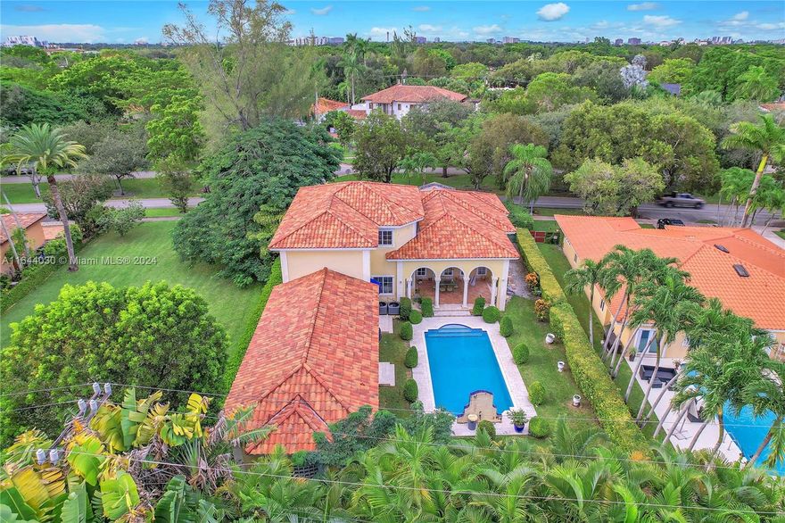 Nestled in the heart of Coral Gables, this exquisite 5 bedroom, 5 bathroom estate offers an unparalleled blend of Location, Luxury, Lifestyle, and Elegance! Beautiful Mediterranean-style estate offers a lush landscaped garden, a sparkling pool, and a spacious patio area, making it perfect for entertaining. Embrace the opportunity to own a piece of paradise in South Florida's jewel, Coral Gables, offering top-rated schools, fine dining, and exclusive shopping.