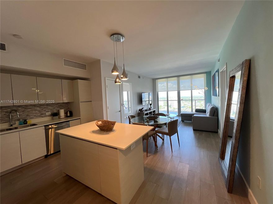 Available January 12th. Lower Penthouse unit. Stunning water views. Super amenities. Gym, pool, valet parking. Beach shuttle service.