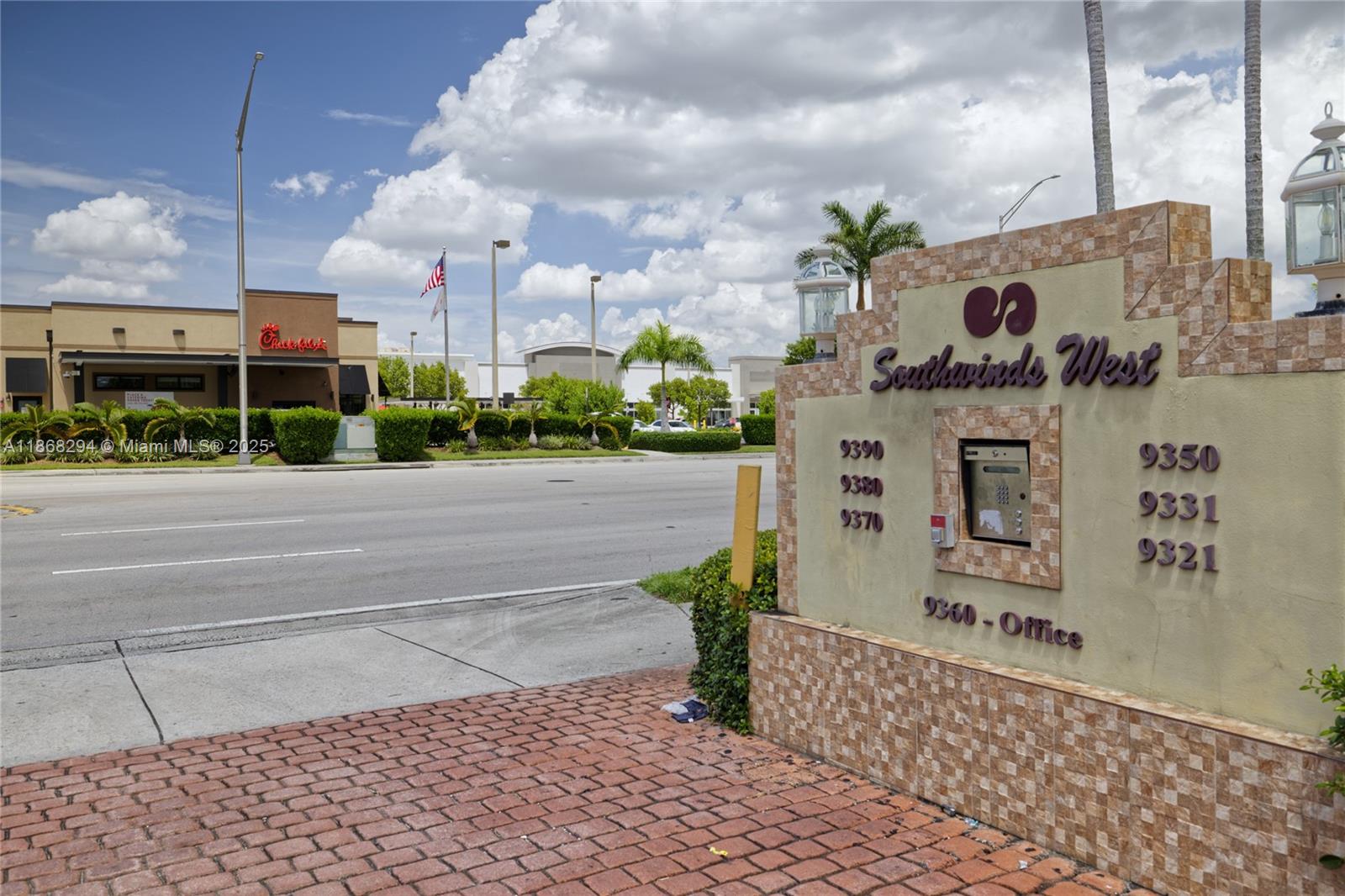 Location is a must with Miami Traffic. This 2 Bedroom 1 Bathroom first floor corner unit has been freshly painted and cleaned. Ready for immediate occupancy. Across from Chickfilet on West Flagler Street within walking distance to everything. Washer and Dryer in the unit this is another must for tenants in today's market. Palmetto Express way, 836 and Floridas turnpike makes this ideal centrally located rental.