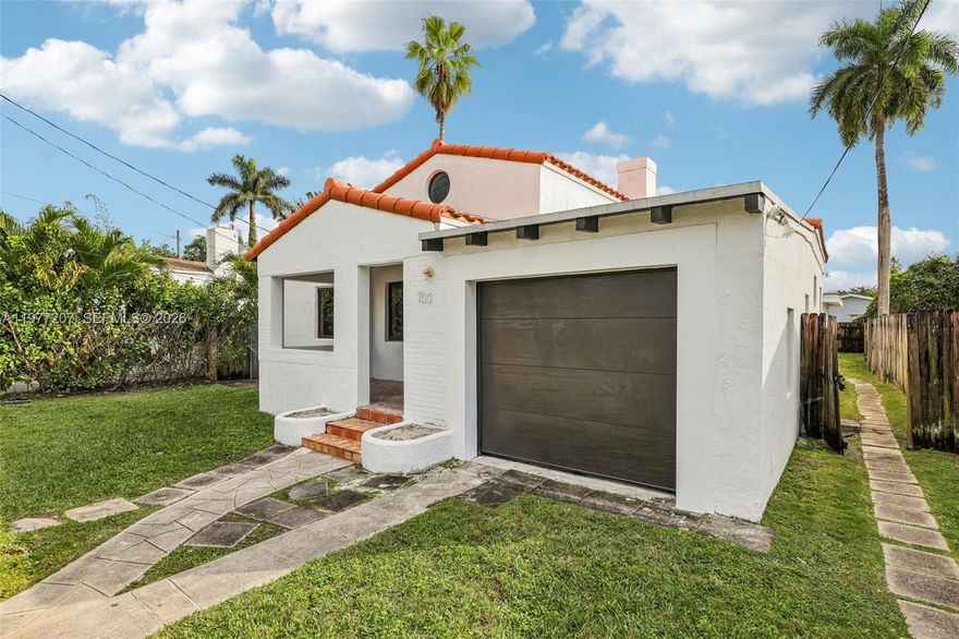 Renovated and restored mediterranean revival just on the edge of Miami Shores and El Portal in the Shorecrest neighborhood of Miami. Property features a 3/2 main house and a detached 2/1 guest house in the rear. Attached garage. All impact windows and doors new roof and plenty of features to see in person. T5R zoning allows for flexible and room to grow or adding a pool.