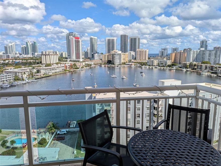 Make the Million Dollar View yours today! Experience luxurious living for less than you imagined. This rare opportunity offers stunning 180-degree views of the Golden Isles Lake, Intracoastal Waterway, and Atlantic Ocean from this beautifully remodeled 1-bedroom, 2-bathroom waterfront condo. Just 1 mile from the beach, this light-filled home opens to a spacious balcony, perfect for soaking in the views.

The community offers a heated pool, fitness center, assigned storage, and parking space. Located minutes from shopping, dining, Gulfstream Park, The Aventura Mall, and two major airports, everything you love is close by.

Don’t miss out on this incredible opportunity—schedule a tour today and see what makes this condo truly exceptional!