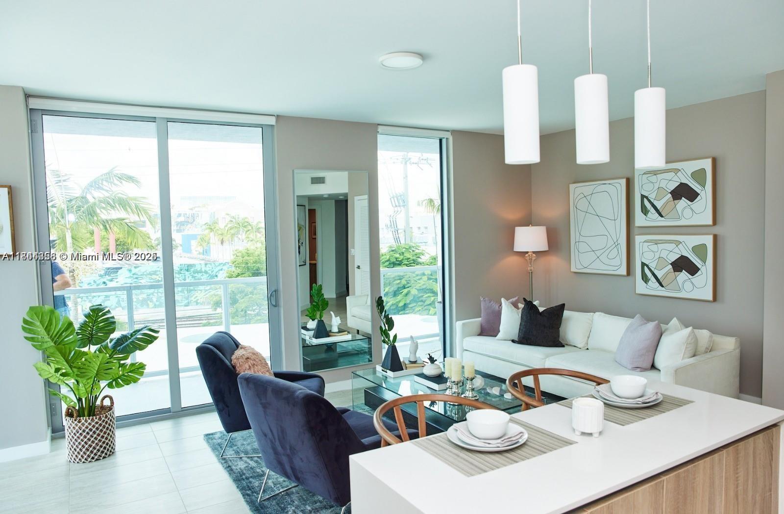 INVESTORS DREAMS !! FULLY FURNISHED 2-2 BATH CORNER UNIT IN QUADRO RESIDENCES IN MIAMI DESIGN DISTRICT ALLOWING SHORT-TERM RENTALS . HIGH CEILINGS, IMPACT WINDOWS ,RESORT STYLE AMENITIES INCLUDE A PANORAMIC POOL ECK , FITNESS CENTER , GAME ROOM, BBQ STATION . LOCATION LOCATION LOCATION -MINUTES TO WYNWOOD , BRICKELL, SOUTH BEACH AND MIAMI