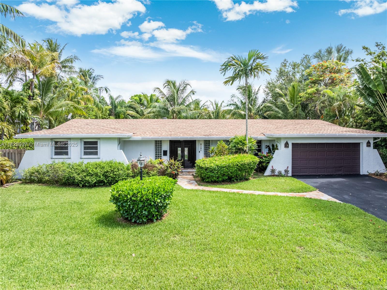 Adorable and Rarely Available Palmetto Bay Gem! Lovingly maintained, light, bright, and tucked away on a tree-lined street. A spacious living room and dining room welcome you to this light-filled, large 3-bed, 2-bath home includes an office, a 22kw generator, accordion shutters, plus a 4yr new roof. The roomy eat-in kitchen opens to a separate family room overlooking the poolside office, large overhang, pool with slide (grandfathered in), and fantastic backyard perfect for outdoor entertaining and enjoyment. Move right into this special Palmetto Bay home or renovate to your liking. Steps away from Coral Reef Park, Deering Estate, and top public and private schools, this great home in a highly sought-after neighborhood is ready for you to come enjoy South Florida living at its best!