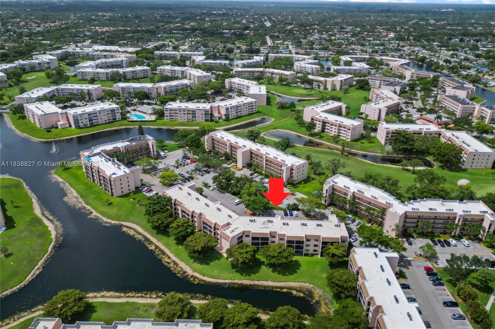 Welcome to lakefront living at Sunrise Lakes! This 2 bed, 2 bath condo boasts a spacious living area with plenty of potential to become an open-concept kitchen + living room. The split floor plan provides plenty of privacy for each room. The primary bedroom hosts a walk-in closet and its own private bathroom. Enjoy your morning coffee on the screened balcony overlooking the lake. Vacant and ready for you to make it your own. In-unit washer/dryer. Comes with 1 storage unit and 1 assigned parking space. Water, cable, and internet included. Association fee is $495.54/month. Per association: gross income required is $37,500+, minimum credit score 700, and mortgage shall not be more than 80% of the purchase price. Seller paying special assessment off at closing.