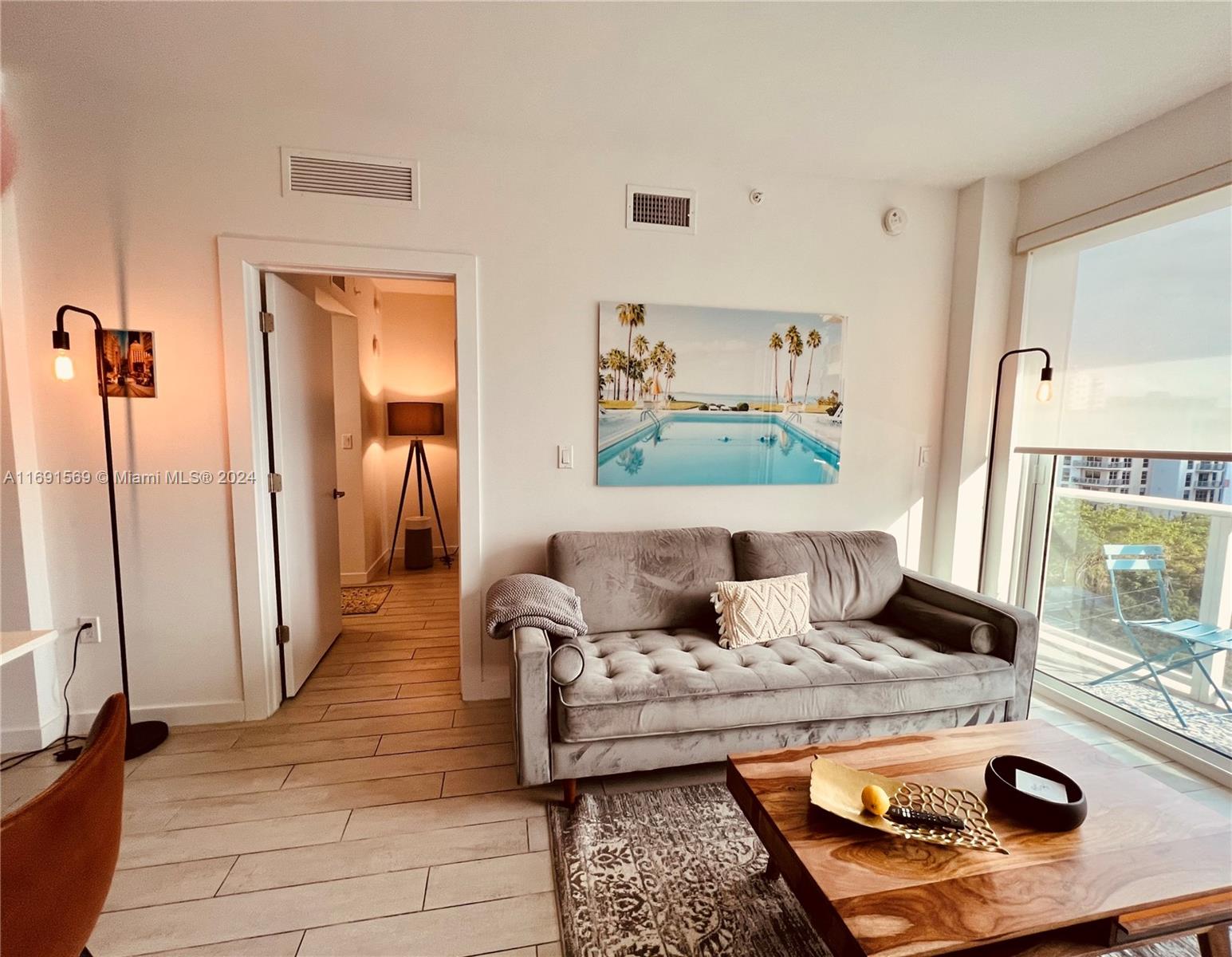 Welcome to trendy Edgewater and this fully furnished and equipped one bedroom luxury condo! The modern furniture, contemporary Art, and European style bathroom and kitchen create a welcoming flair you will fall in love with. Enjoy ample natural light and modern features such as ceramic tile flooring, stainless steel appliances, and a washer & dryer en suite. Please note: Max occupancy is 2, pets are not permitted. One month minimum, rental prices vary. All utilities and parking included in short term leases.