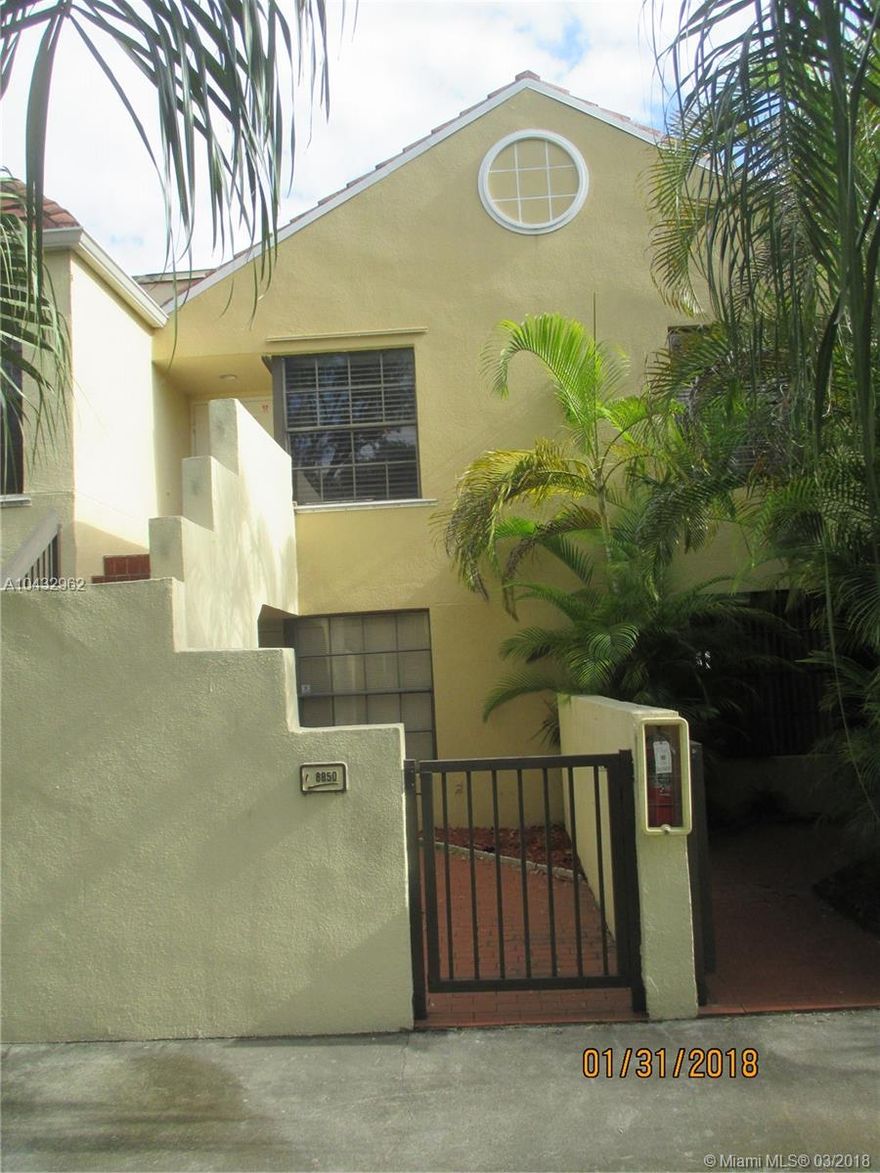 Kendall beauty, first floor, 3 bedroom, 2 bathroom unit. Tiled throughout, patio area, laundry room, assigned parking with plenty of guest parking and much more! Please use show assist for appointments.   As Is rental.  Rent due on the 1st, late on the second with late fees.  Leasing fee $315 due upon move in.