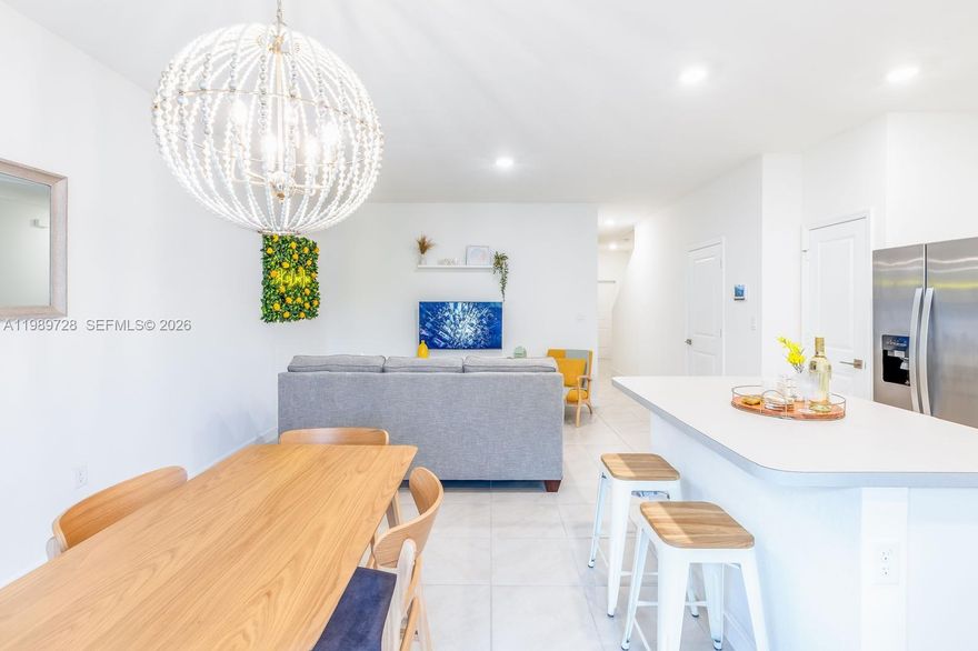 Lovely 3-bedroom, 2.5-bath townhouse for rent featuring a functional two-story layout, comfortable living areas, in-unit laundry, and garage. Conveniently located near shopping, dining, parks, Homestead Hospital, and major roadways. Available furnished or unfurnished, with furnished price and terms negotiable depending on tenant preference. Move-in ready. Contact Listing Agent for showings.