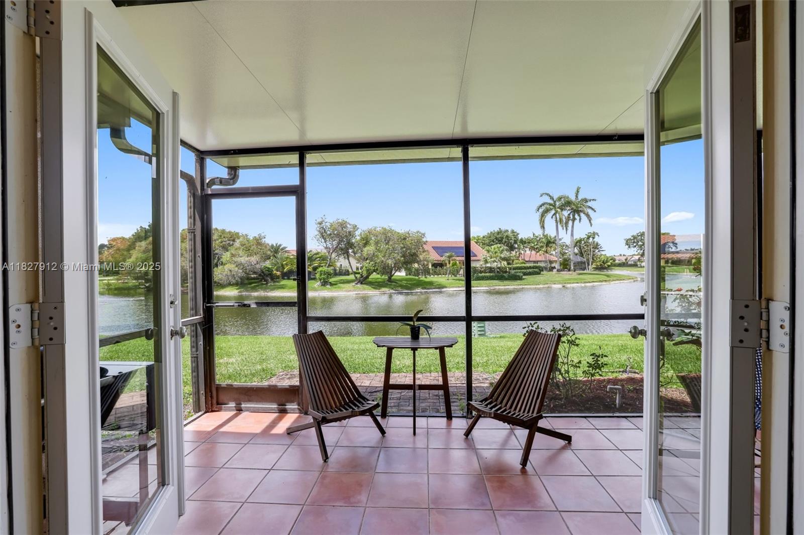 Nestled on quiet cul-de-sac, this 2 bed/2bath townhouse w/1 car garage features magnificent water views and is set in the desirable neighborhood of Lakes of Boca Raton. Step inside, be captivated by the charm of the updated kitchen, dining area and great room with vaulted ceilings. Updated bathrooms. 1 bedroom downstairs and master bedroom upstairs. Relax on the screened and covered patio while enjoying the and evening sunsets. facing the amazing water view. Full size and dryer. Impact doors and windows. Driveway can fit 2 cars. Pet friendly neighborhood, max 2. Rent includes basic Comcast cable + HBO Max, internet. Amenities are heated pool, hot tub, updated gym, tennis/pickleball courts, picnic/play areas etc! Top notch schools. Rapid HOA Approval. 7 month rental possible.