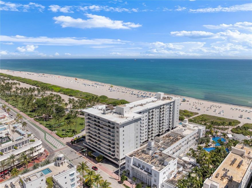Live in the heart of South Beach on iconic Ocean Drive! This oceanfront condo offers stunning, unique views of Lummus Park and south beach. Walking distance from world-class restaurants, vibrant nightlife, and the best of Miami Beach, this unit places you in the center of it all. Enjoy sunrise views from your balcony, walk to the beach in seconds, and experience the energy of South Beach every day. Perfect for someone looking to make South Beach their full-time residence, this condo offers unbeatable location and lifestyle.