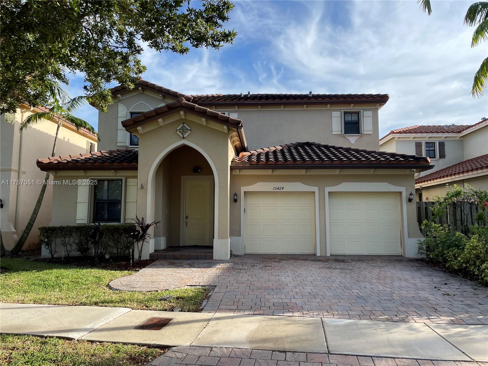Great established neighborhood with many amenities and club house. This home Features 5 spacious bedrooms and 3 bathrooms, with the convenience of a first-floor bedroom and full bathroom for added privacy. Upon entering, you'll find an open living area, the living room, dining room, and kitchen, providing a plenty of space for entertaining. Also included is a large two-car garage. The yard Features a large covered patio with an in-ground heated whirlpool, perfect for relaxation. In addition a gardening space, and to top it off the home is equipped with a generator to ensure peace of mind during power outages. Priced to sell fast schedule your showing today