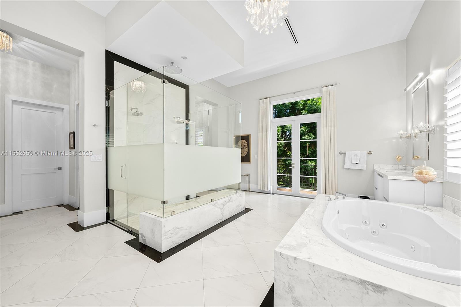 Welcome to this two-story haven designed by Ramon Pacheco, where spacious layout invite exploration. The kitchen, distinct from the dining area, tempts with culinary delights. Discover a discreetly connected home office leading to a hidden custom wine cellar for added enjoyment. Further exploration reveals a movie rm, exercise rm, and additional entertainment space. Upstairs find a secondary family rm, grand primary suite and 3 secondary ensuite rms. Step outside to paradise indulging with great amenities such as in ground trampoline, basketball court, mini-golf area, and koi pond. This home features a grand pool with a thrilling slide promises an exhilarating plunge surrounded by water features, leading to a summer gazebo with built-in kitchen and relaxation area invite al fresco dining.