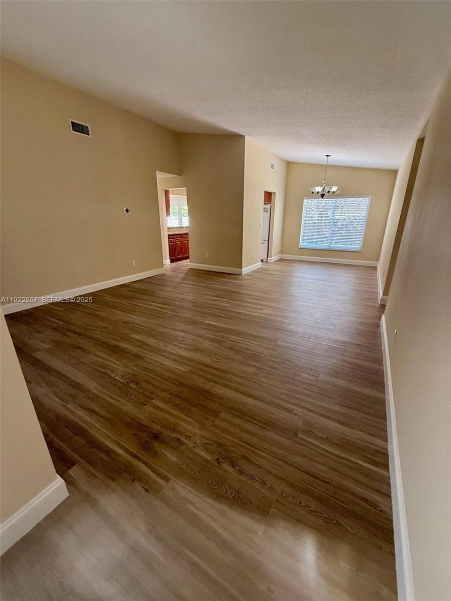 Beautiful and well-maintained 3/2 single-family home in a great neighborhood with top-rated schools. Recently renovated bathrooms, spacious fenced-in backyard, and a clean, move-in-ready interior. No HOA restrictions means rapid approval! Tesla charging station in garage and lawn care/pest control included for added convenance.