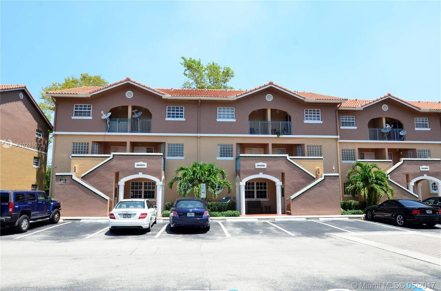 Great ground floor location! 3 Bedroom & 2 Bathroom Condominium at Blossom at the Hammocks Community. Built in 1990 and with 1400 SF of living space. Tile flooring throughout, with white kitchen cabinetry with breakfast nook, nice living/dining areas overlooking the green areas. Open patio area with room to entertain. Enjoy all Hammocks Community amenities which include, pool, clubhouse, tennis courts, playground and more. Association fees include water and maintenance of common areas. Excellent West Kendall location near main roads, A schools, shops and entertainment.