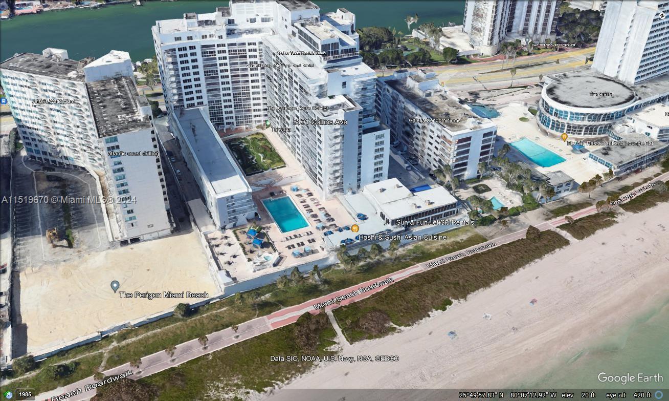 Property for Sale at 5401 Collins Ave 1012, Miami Beach, Miami-Dade County, Florida - Bedrooms: 1 
Bathrooms: 2  - $489,000