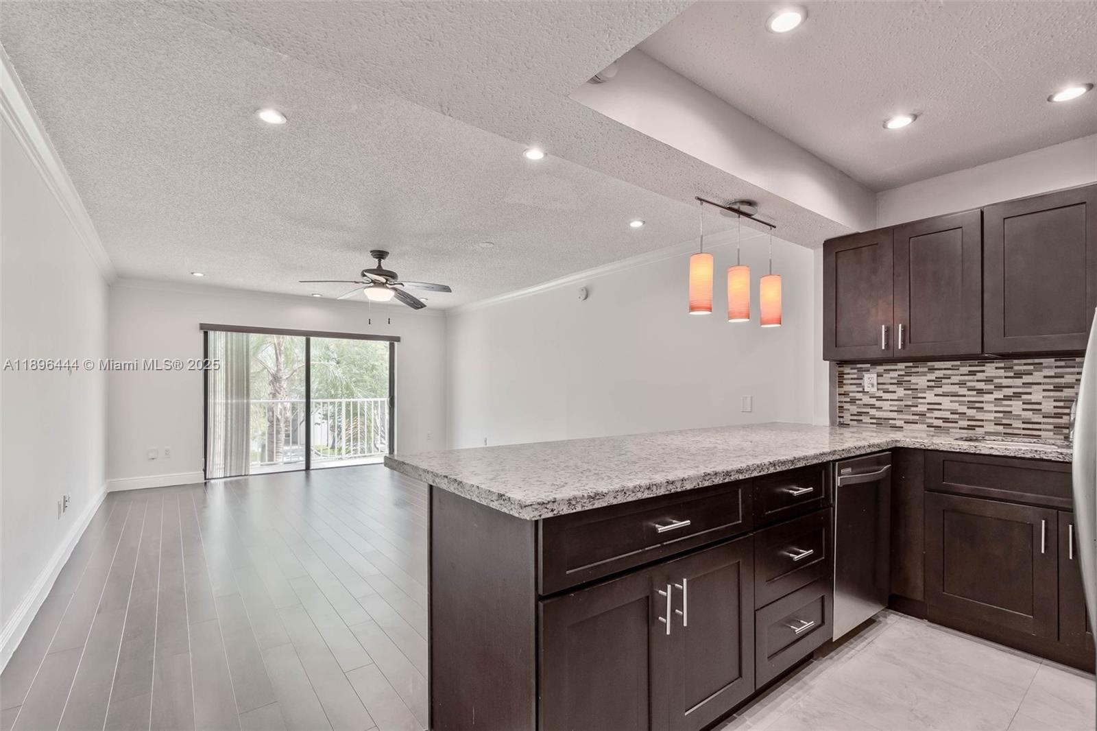 AVAILABLE NOW! Move right into this vacant and updated corner unit in Wisperwood Village, located just steps from Baptist Hospital and very close to Downtown Dadeland, the Metrorail, and the expressway. This light and bright unit features in-unit washer/dryer, a kitchen with granite countertops and stainless steel appliances, a large walk-in closet, and a beautifully remodeled bathroom. The complex offers very quick approvals and includes a lovely pool and tennis courts. Pet friendly!