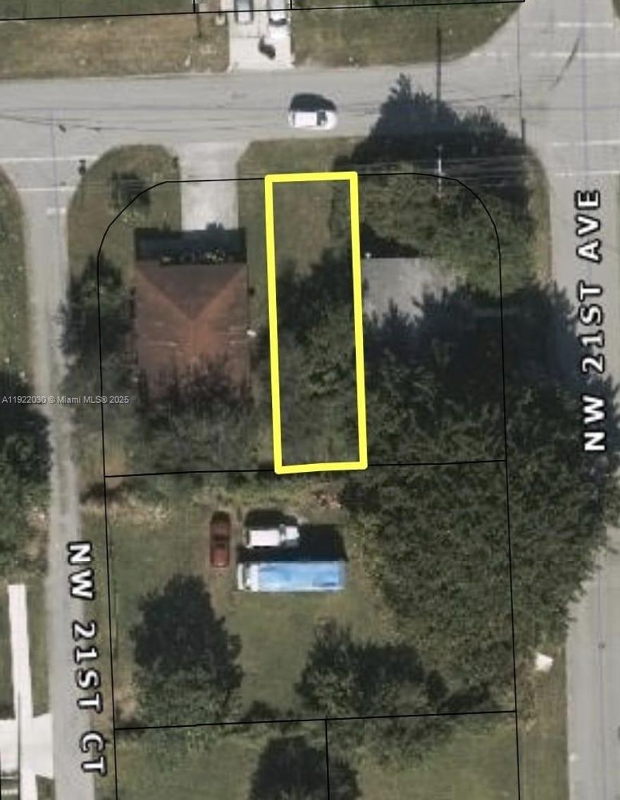 Lot for Sale. The variance for the setback has been approved now you can build a bigger house with half size setback required.