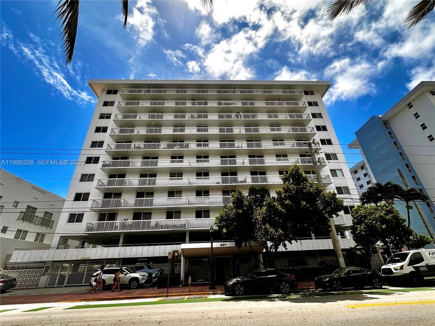 Coastal Elegance in South of Fifth - Unit 324 at 401
Ocean Drive, Miami Beach
Welcome to Unit 324 at The Presidential, a rare opportunity to own a stylish oceanfront retreat in the coveted South of Fifth neighborhood. This updated 1-bedroom, 1-bathroom condo offers the perfect blend of beachside tranquility and urban convenience.
Step inside to discover a bright, open-concept layout with sleek tile flooring, impact windows, and a private balcony overlooking the lush tropical courtyard and partial ocean views. The kitchen features modern cabinetry, granite countertops, stainless steel appliances and free standing wine cooler —ideal for both everyday living and entertaining.
Enjoy direct beach access just steps from your door, 2 reserved beach chairs and an umbrella at the Presidential private beach club along with a beachfront pool, on-site laundry facilities, fitness center under construction and heightened security with Butterfly system at every entrance / exit points of the building.
Situated in one of Miami Beach's most desirable areas, South of Fifth, within walking distance to world-class restaurants, parks, nightlife, and the iconic Ocean Drive.
Whether you're looking for a full-time residence, a vacation getaway, or a savvy investment, Unit 324 delivers Miami Beach living at its finest.
24/7 security crew on site